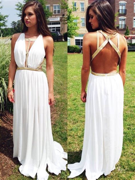 strappy greek number goddess dress greek goddess dress backless prom dresses