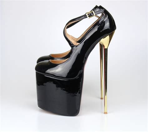 extreme high heel 22cm platform court shoes metal stiletto pump uk7 17 eu40 50 ebay