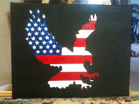 American Pride Stretched Canvas Painting Is Going Up For Auction At