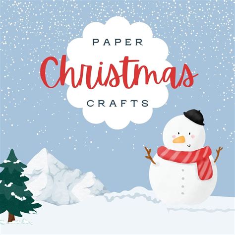 10 Paper Christmas Crafts Feltmagnet