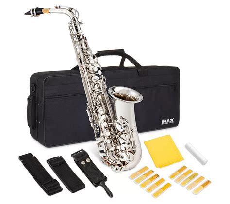 Lyxjam Nickel Plated E Flat Alto Saxophone