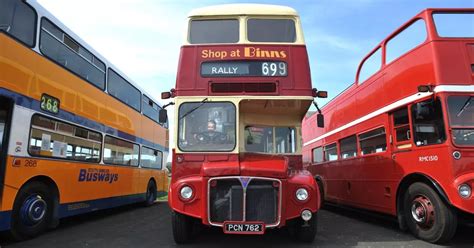 Colourful Pictures Show Vintage Buses Descending On Whitley Bay For