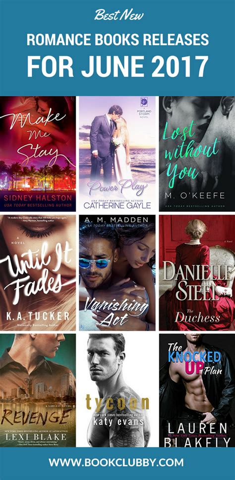 Discover something new to read! Best New Romance Books Releases for June 2017 | New ...