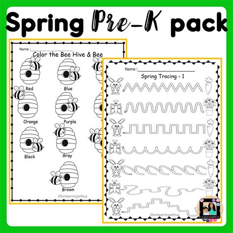 Spring Learning Pack For Preschool And Pre K Made By Teachers