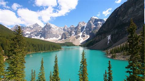 Nature Mountain Canada Landscape Wallpapers Hd