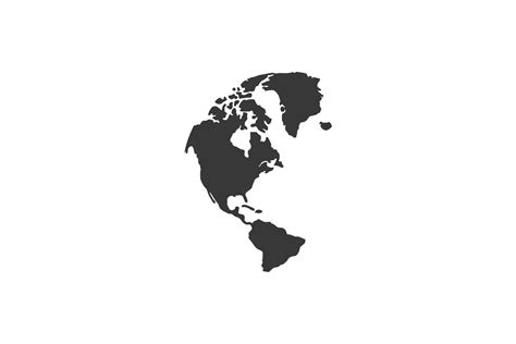 America World Map Globe Vector Design Graphic By Vectoryzen · Creative