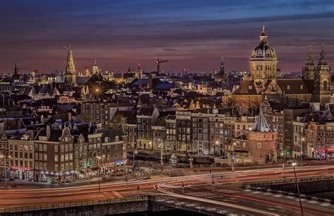 houses, Netherlands, Amsterdam, Night, Cities Wallpapers HD / Desktop and Mobile Backgrounds