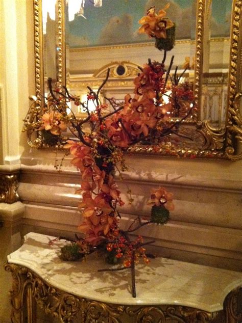 Lovely Orchid Flower Arrangement At St Regis Hotel Nyc Orchid Flower Arrangements Flower