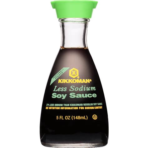 Kikkoman Less Sodium Soy Sauce Nutrition Nutrition Pics