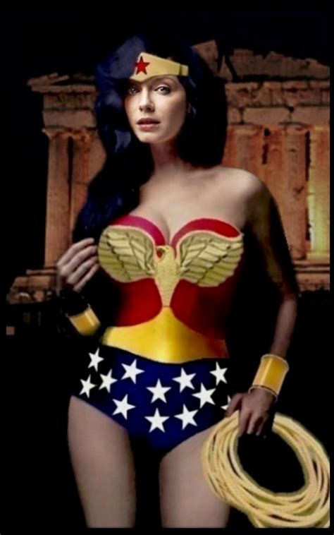 Christina Hendricks As Wonder Woman Classic Special Thanks Flickr