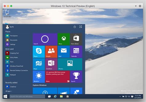 Install Windows Technical Preview