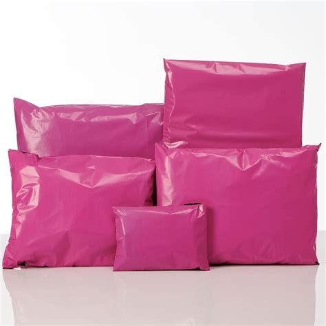 10 X 14 Inch 250 X 370mm Pink Mailing Bags Postal Self Seal Closure