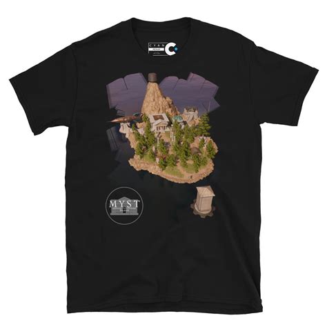 Myst Myst Island Graphic Pop T Shirt Cyan Worlds