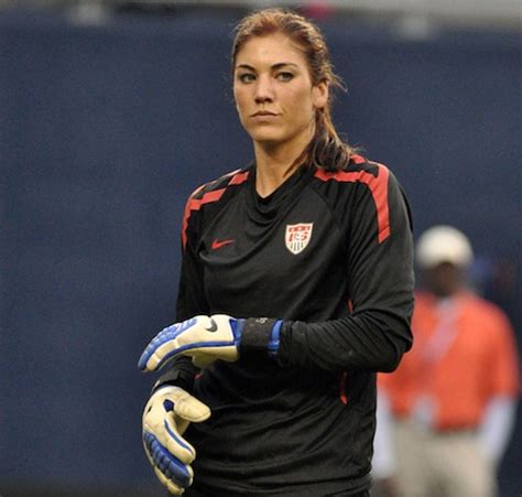 Hope solo is also one of the best known female athletes in the united states. Hope Solo suspended 30 days by US Soccer
