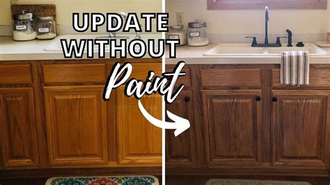 How To Update Oak Cabinets With Briwax