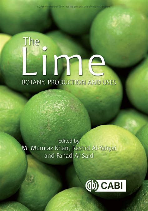 (PDF) Lime : Botany, Production and Uses