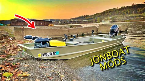 Jon Boat Set Up And Modifications Tracker Topper 14 With Mercury 99