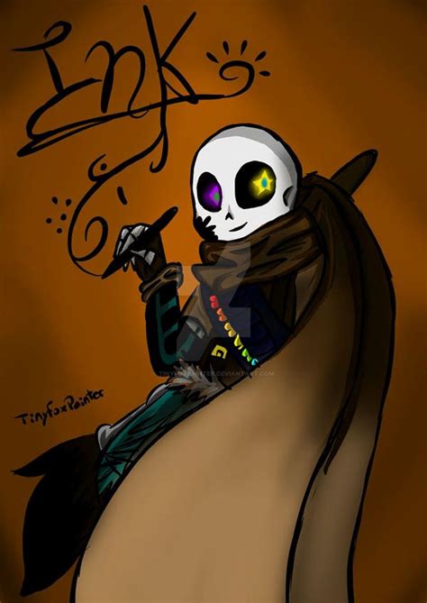 (made by system,a chinese maker) Ink!Sans by TinyFoxPainter on DeviantArt