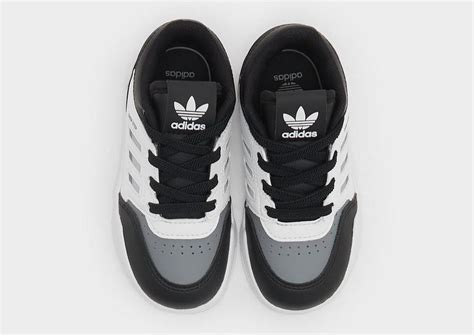 Adidas Originals Drop Step Low Βρεφικά Παπούτσια ΛευκάΓκριΜαύρα Id9511