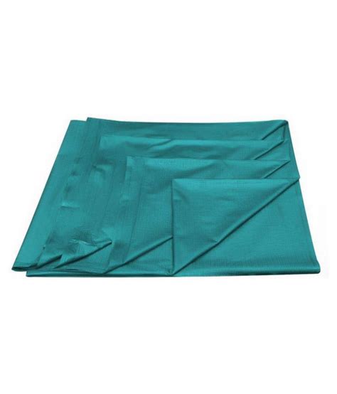 Fabfurn Green Plastic Waterproof Sheet 2032 Cm × 2032 Cm 1 Pcs
