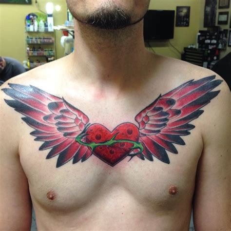 12 Heart With Wings Tattoo Designs Ideas Design Trends Premium