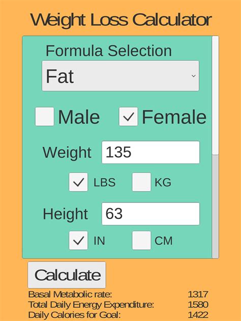 Weight Loss Percentage Calculator Bmi Formula