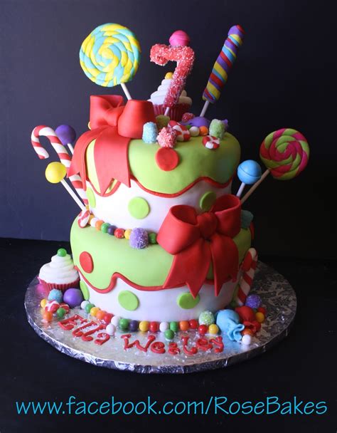 These adorable disney inspired cakes will put a smile on the birthday boy or girl. Holly Jolly {Christmas} Birthday Cake - CakeCentral.com