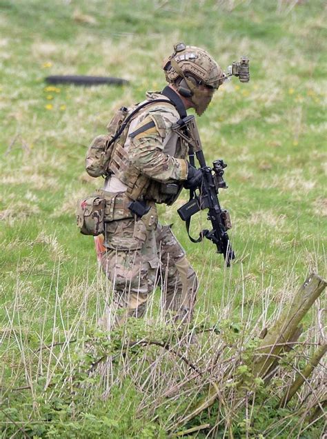 Operator Of British Sof Mostly Sas Special Air Service Special