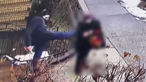 Surveillance Shows Elderly Woman Kicked To The Ground In Midwood