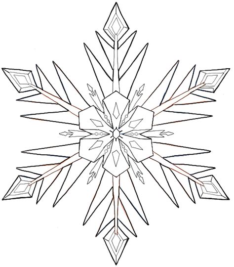 How To Draw Snowflakes From Disney Frozen Movie With Easy To Follow