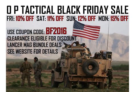 O P Tactical Black Friday Sale Soldier Systems Daily