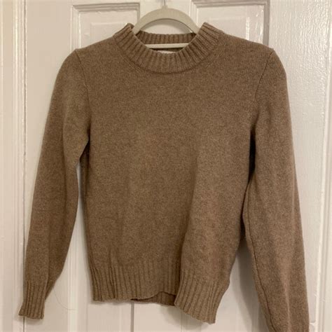Asket Sweaters Asket Cashmere Sweater Xxs In Light Brown Poshmark