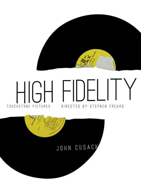 High Fidelity 2000 ~ Minimal Movie Poster By Katie Calcado