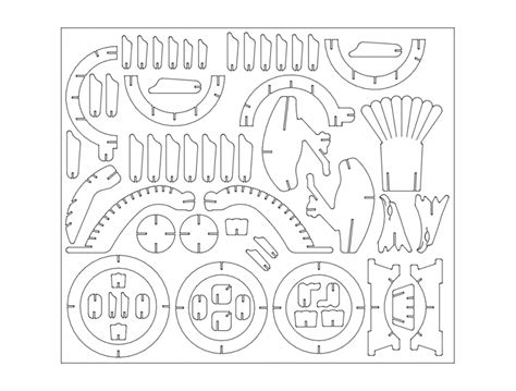 Eagle 2 3d Puzzle Free Dxf File Free Download Dxf Patterns