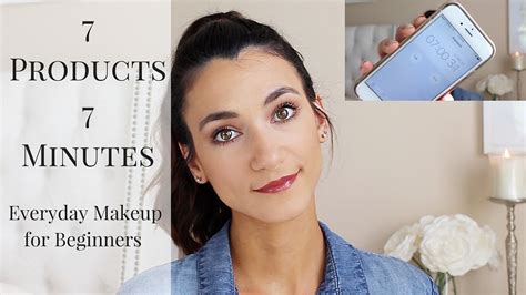 7 Products In 7 Minutes Easy Everyday Makeup For Beginners Youtube