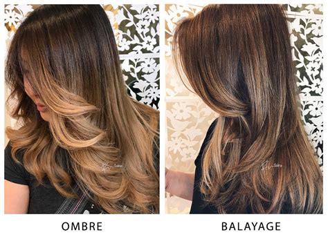 What Is The Difference Between Ombre And Balayage Technique Time Prices By Color Shop Hair