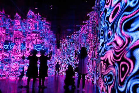 Immersive Exhibition Featuring Lighting Art Unveils At Beijing