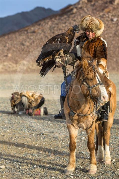 Kazakh Eagle Hunter Berkut By Berkut Mostphotos