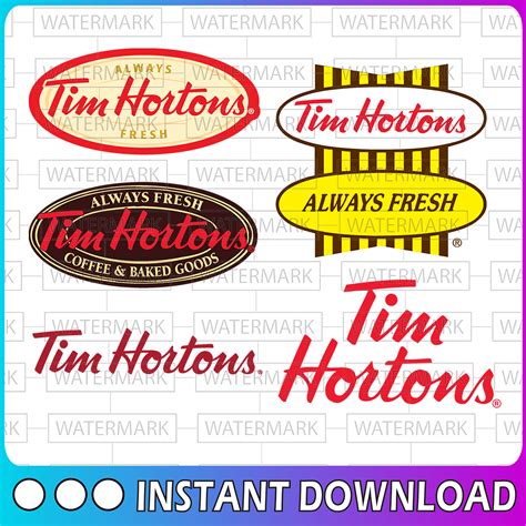 Tim Hortons Logo Bundle Svg Png Ready To Use Instan Inspire