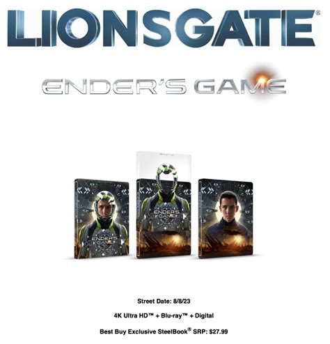Press Release Lionsgate Press Release Enders Game 2013 4k Uhd