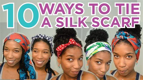 Brush your hair before bed to remove knots and gently twist your hair up on top of your head. 10 Ways to Tie A Silk Head Scarf - YouTube