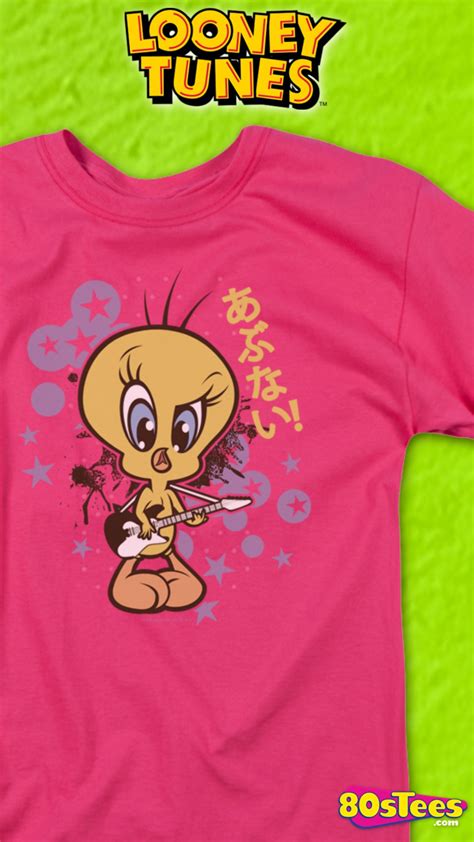 This Looney Tunes T Shirt Shows Tweety Bird Posing With An