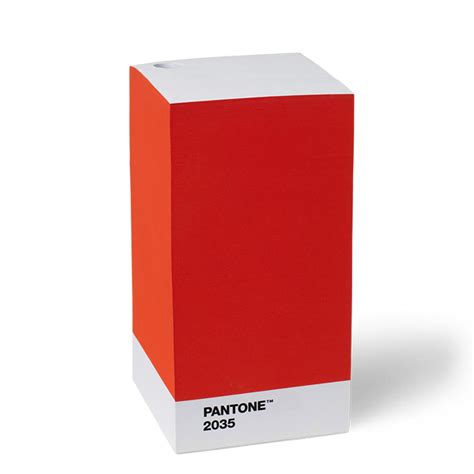 Pantone Sticky Note Pad Red 2035 National Supplies