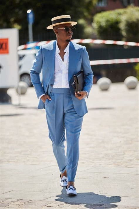 Mens Spring Suit Accessories Mens Spring Hats Mens Hat And Blue