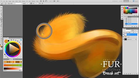 20 Realistic Fur Photoshop Brushes For Digital Artists Youtube