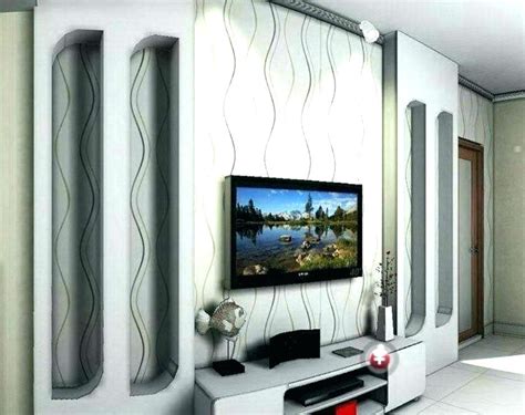 Wallpaper Living Room Feature Wall Feature Wall Ideas - Tv Unit Wall