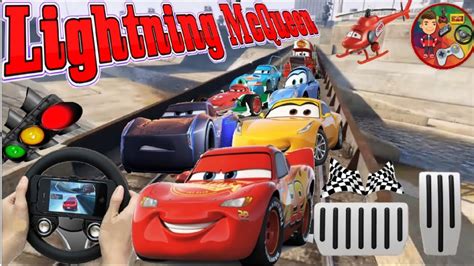 😳 😵 Lightning Mcqueen Cars 3 Disney Game بدأ سباق السيارات