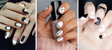 Tipos de pinceles para uñas de gel y acrílicasmuchas de vosotras os preguntareis, ¿para qué. 10 diseños de uñas minimalistas en blanco y negro que ...