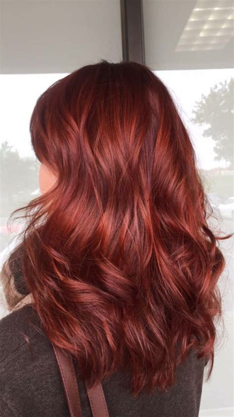 This Cool Toned Red Hair Is Perfect For Winter And The Holidays Magenta Hair Hair Styles