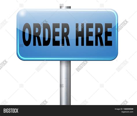 Order Here Button On Image And Photo Free Trial Bigstock